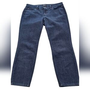 Ann Taylor Dark Blue Straight Leg Jeans (SIZE :8)